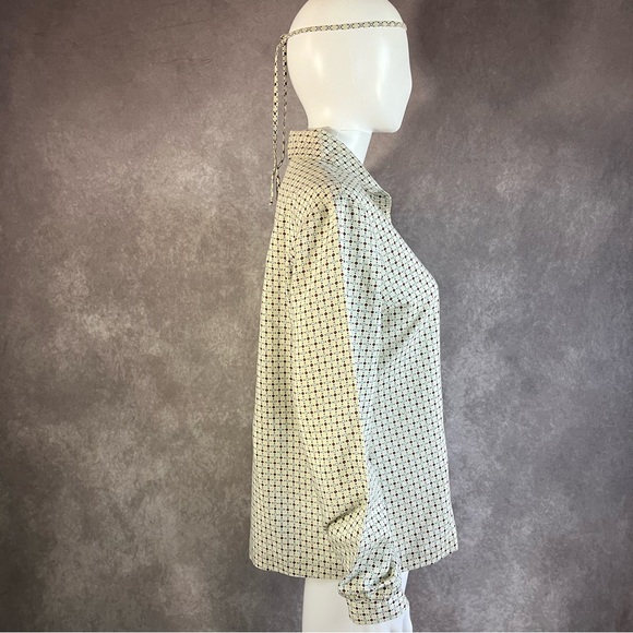 Vintage Inner Vision Blouse Womens 14 Long Sleeve Button Shirt Hippie Boho 70s - Picture 4 of 8